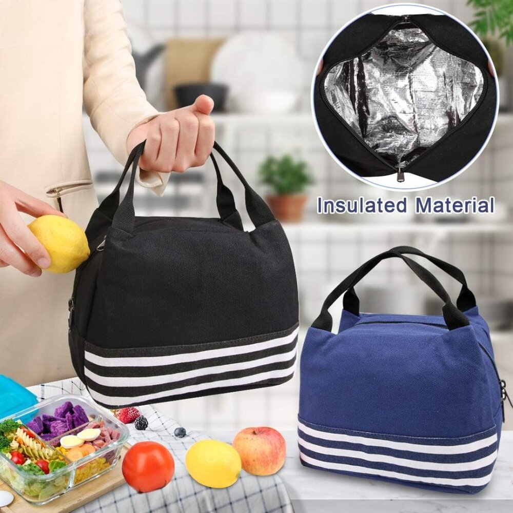 Versatile Canvas School Backpack With Multiple Po… - image 3